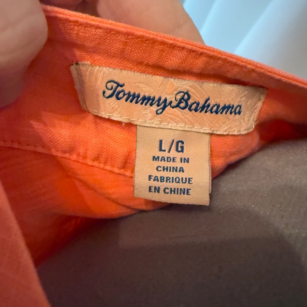 Tommy Bahama Orange Sundress with Asymmetrical Hem and Scoop Neck - Picture 6 of 6